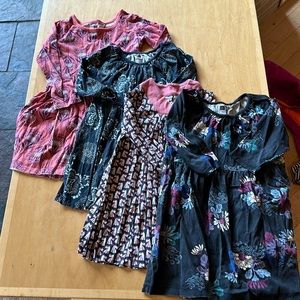Tea Collection long sleeve dresses (lot of 4) - size 4